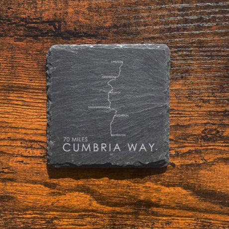 Cumbria Way slate coaster