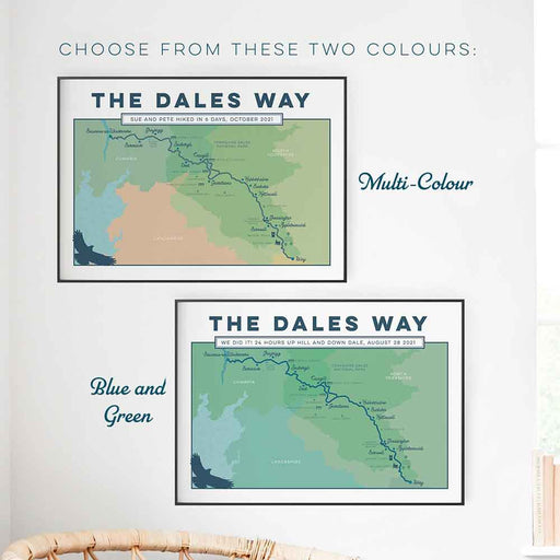 The Dales Way art print colours