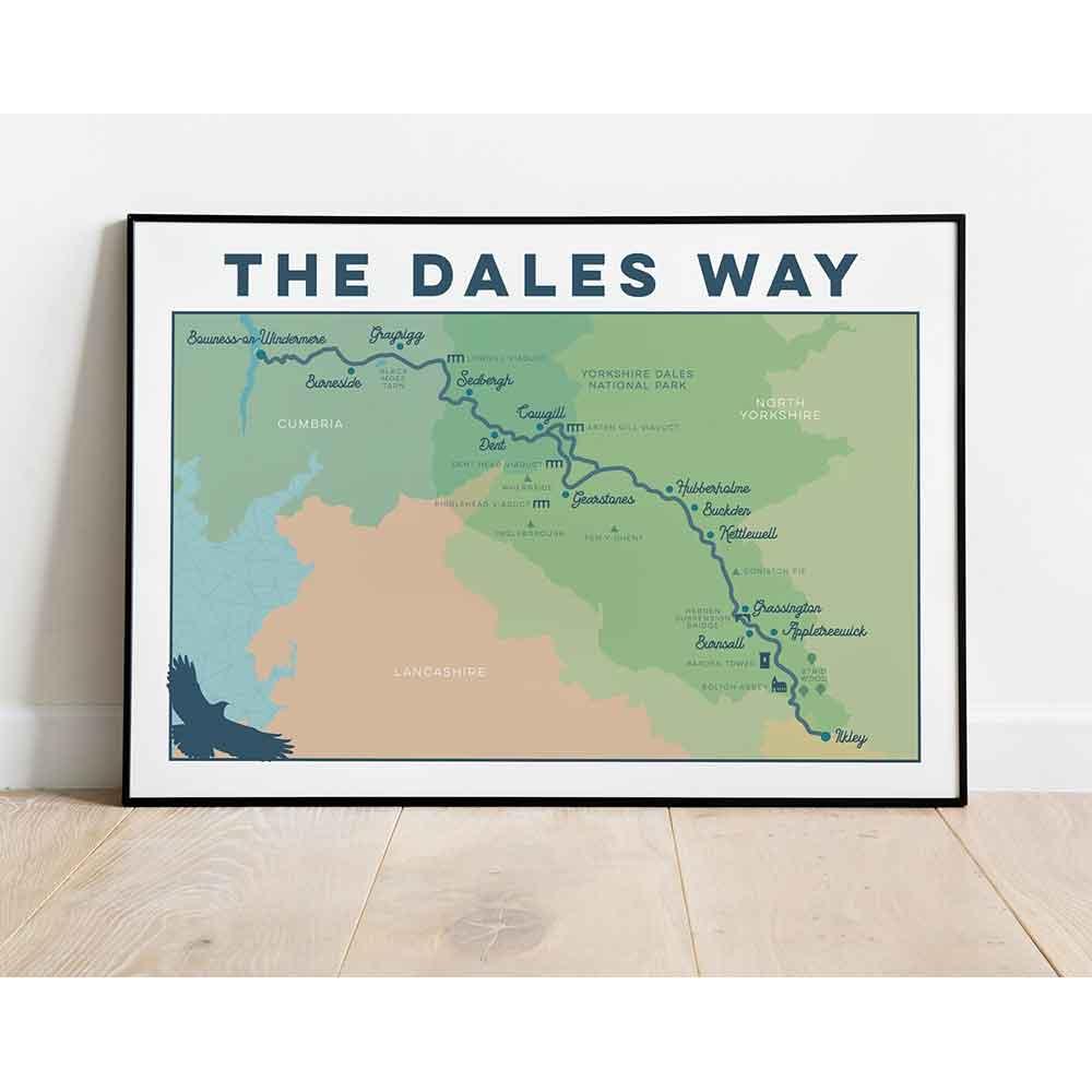 The Dales Way Art Print — The Trails Shop