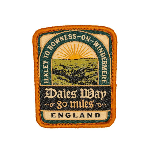 Dales Way Adventure Patch woven sew-on iron-on badge - The Trails Shop 
