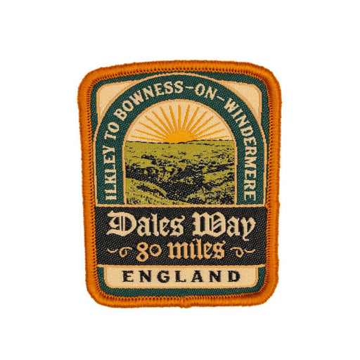 Dales Way Adventure Patch woven sew-on iron-on badge - The Trails Shop