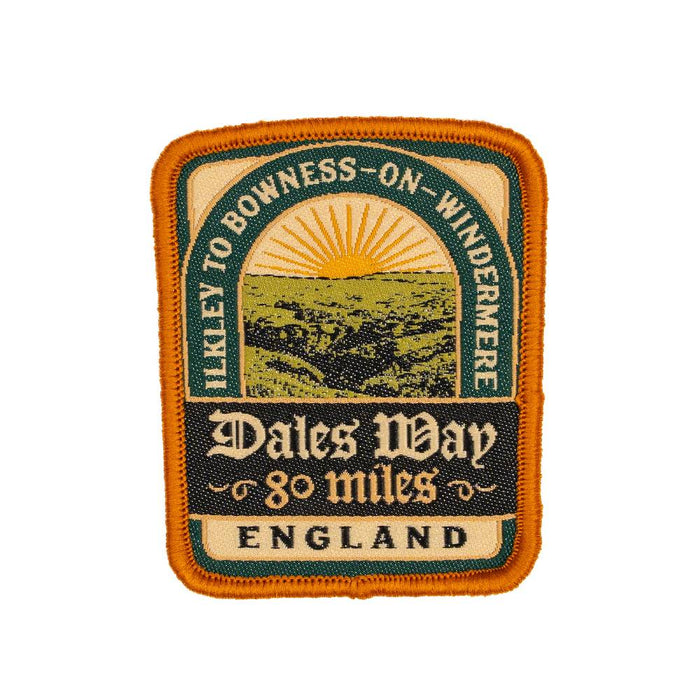 Dales Way Adventure Patch woven sew-on iron-on badge - The Trails Shop 