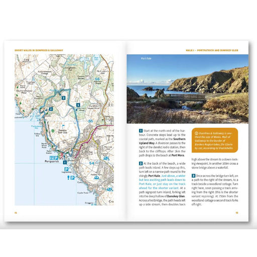 15 short walks in Dumfries and Galloway - Cicerone Press -inside pages - The Trails Shop