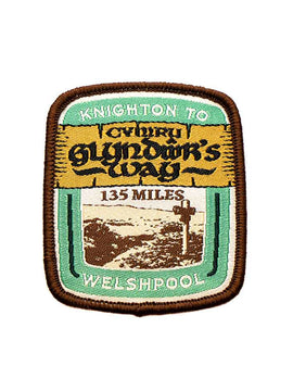 Glyndwr's Way woven patch badge
