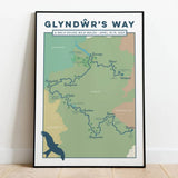 Personalised Glyndwr's Way print