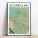 Personalised Glyndwr's Way print