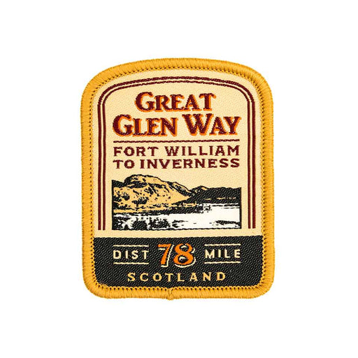 Great Glen Way woven patch badge