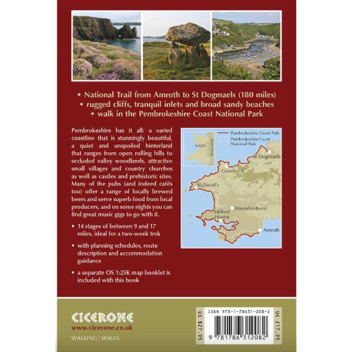 Pembrokeshire Coast Path guidebook - Cicerone Press - The Trails Shop