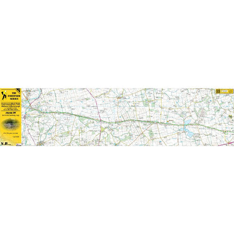 Hadrian's Wall Path 1 - Wallsend to Humshaugh zigzag map