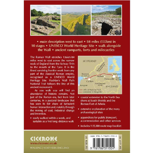 Walking Hadrian's Wall Path (Cicerone)-The Trails Shop