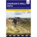 Book cover of  TRailblazer 'Hadrian's Wall Path' 8th edition with a person walking on a path.