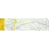Hadrian's Wall Path 2 - Humshaugh to Lanercost zigzag map