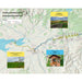 Map of Hadrian's Wall Path with scenic views and highlighted places to see