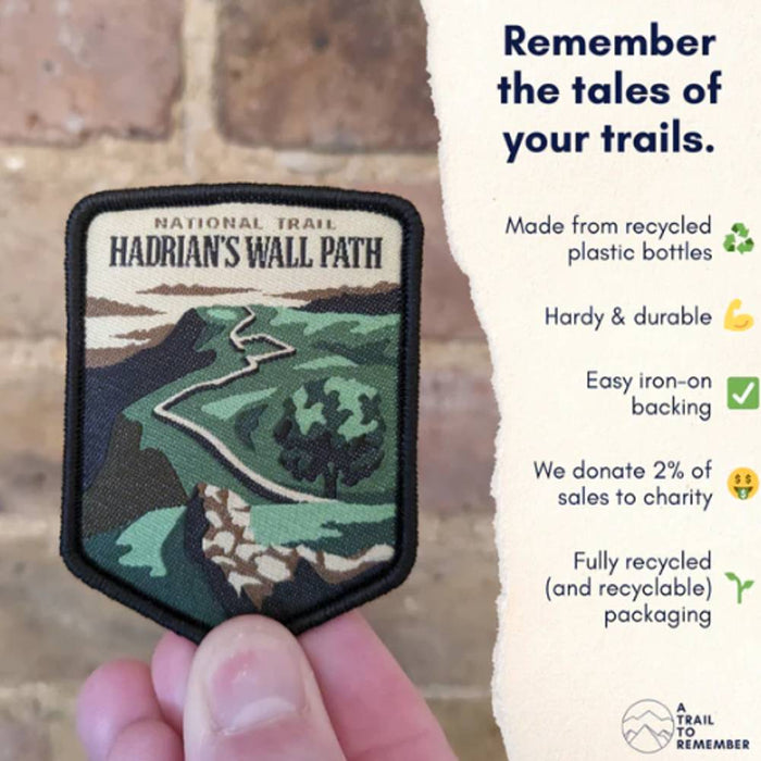 Hadrian's Wall Path patch badge - A Trail to Remember