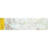 Hadrian's Wall Path 3 - Lanercost to Bowness-on-Solway zigzag map