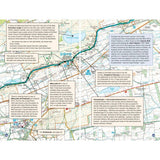 Example of mapping used in the guide, with clear maps and useful information overlaid