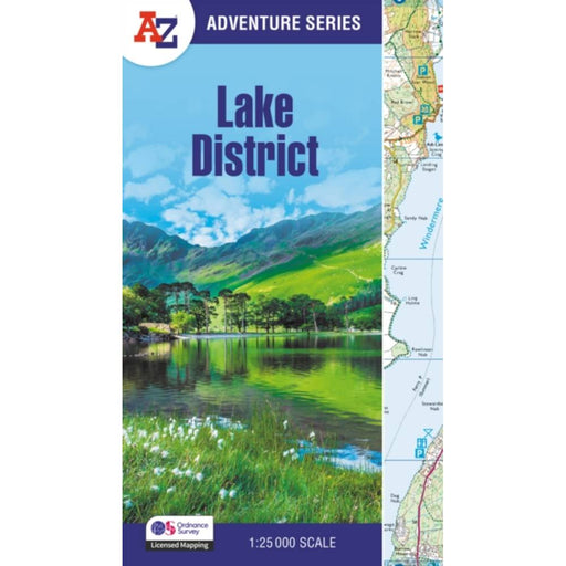 Lake District A-Z map cover 