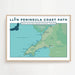 Personalised print of the Llyn Peninsula coast path