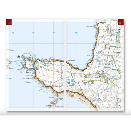 Walking the Pembrokeshire Coast Path map booklet - The Trails Shop