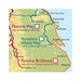 Map showing Pennine Way, Yorkshire Wolds Way and Penning Bridleway National Trails
