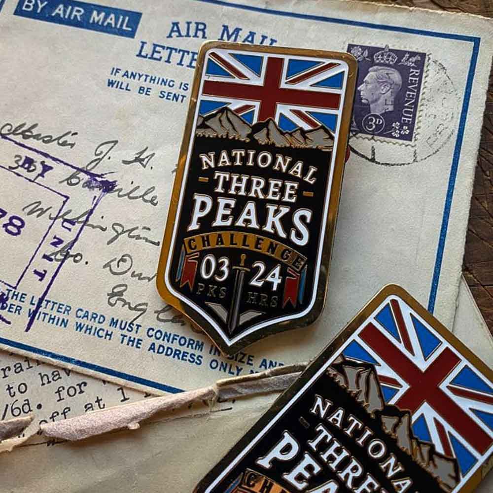 National Three Peaks Challenge Fridge Magnet - The Adventure Patch Com ...