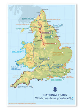 National Trails poster - which ones have you done?