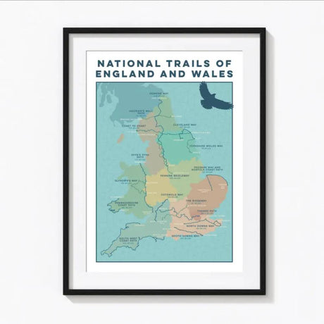 Map of the National Trails