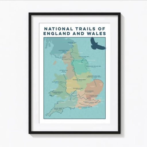 Map of the National Trails