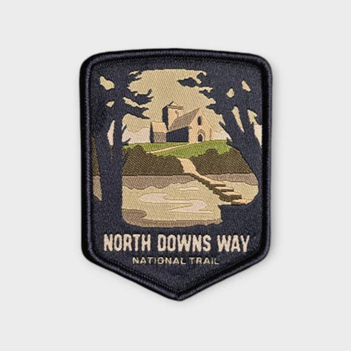 North Downs Way woven patch badge - A Trail to Remember