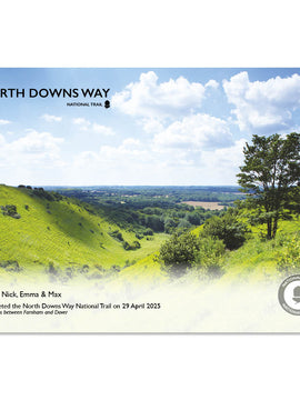North Downs Way Completion Certificate