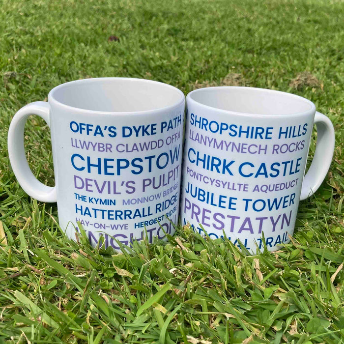 Offa's Dyke Path mug - new design - The Trails Shop 