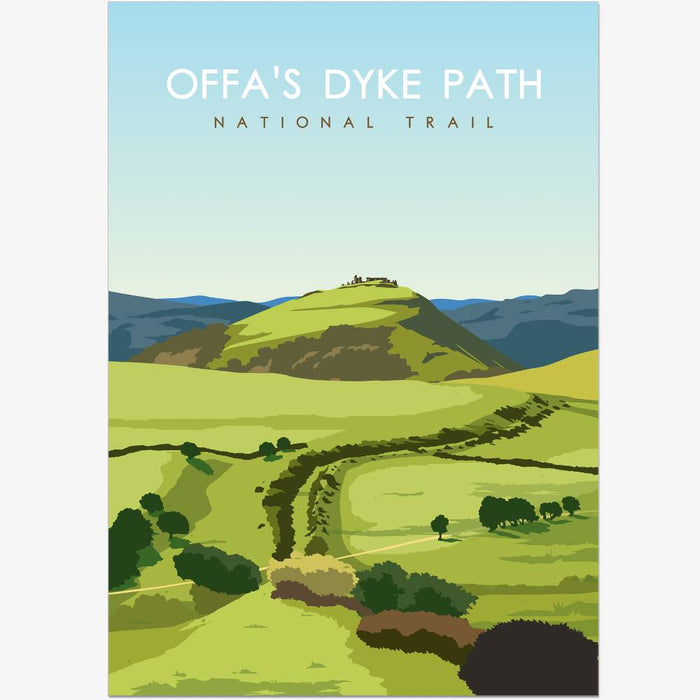 Offa's Dyke Path poster - The Trails Shop 