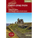 Front cover of a Cicerone walking map titled 'Offa's Dyke Path National Trail' showing a landscape photo of stone ruins on a grassy hill under a blue sky.