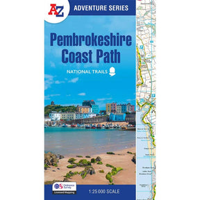 Pembrokeshire Coast Path A-Z map 2025 edition 