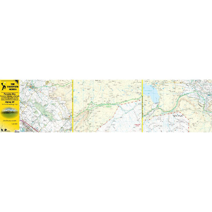 Pennine Way 6 - Forest in Teesdale to Garrigill - ZigZag map - The Trails Shop