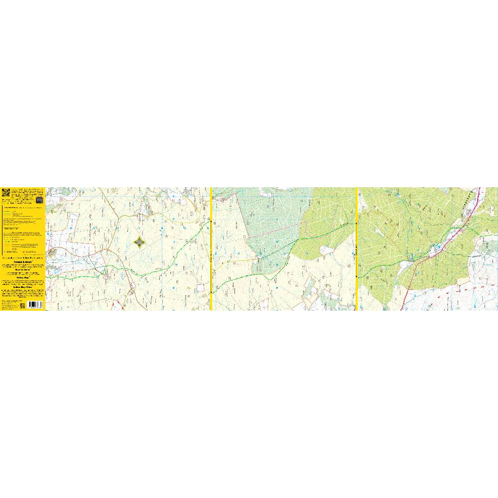 Pennine Way 8 - ZigZag Map - Once Brewed to Byrness - The Trails Shop