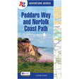 Peddars Way Norfolk Coast Path map - ordnance survey mapping 