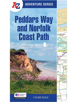 Peddars Way & Norfolk Coast Path A-Z Adventure Atlas