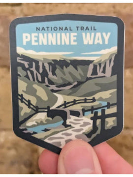 Pennine Way vinyl sticker
