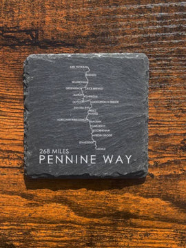 Pennine Way slate coaster