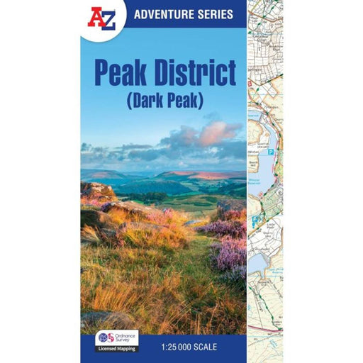 Peak District A-Z map cover