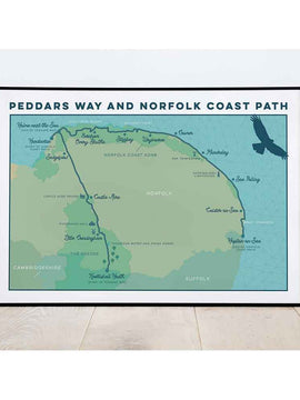 Peddars Way and Norfolk Coast Path Art Print