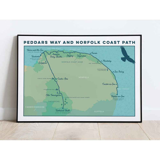 Peddars Way and Norfolk Coast Path art print