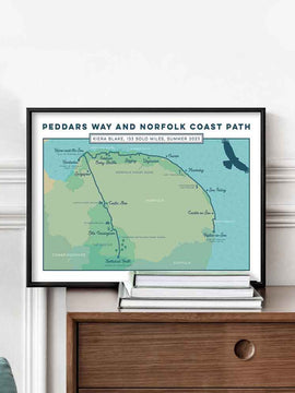 Peddars Way and Norfolk Coast Path Art Print