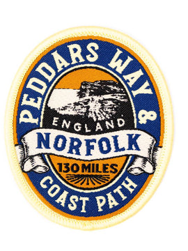 Peddars Way Norfolk Coast Path woven patch badge