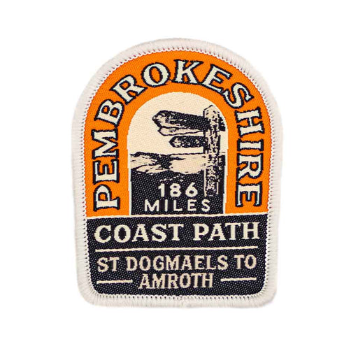 Pembrokeshire Coast Path woven patch badge