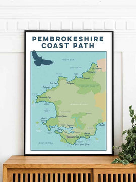 Pembrokeshire Coast Path Art Print