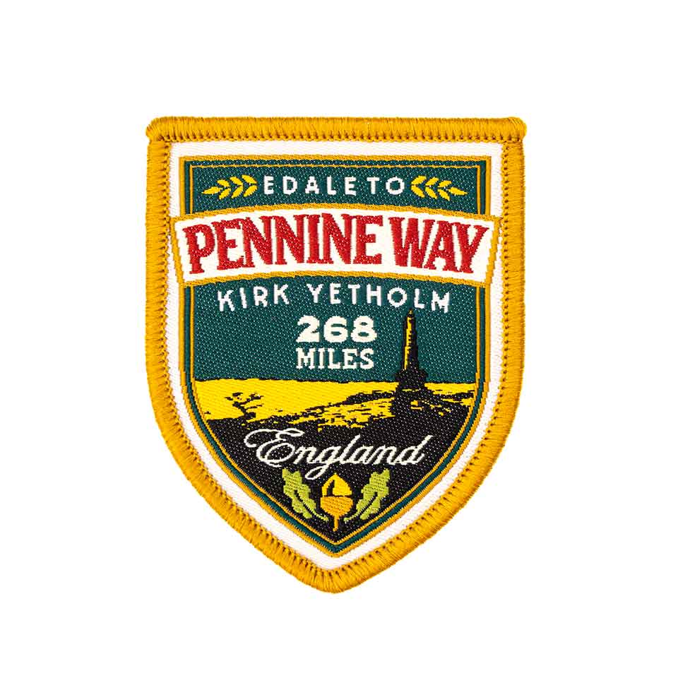 Pennine Way woven patch badge