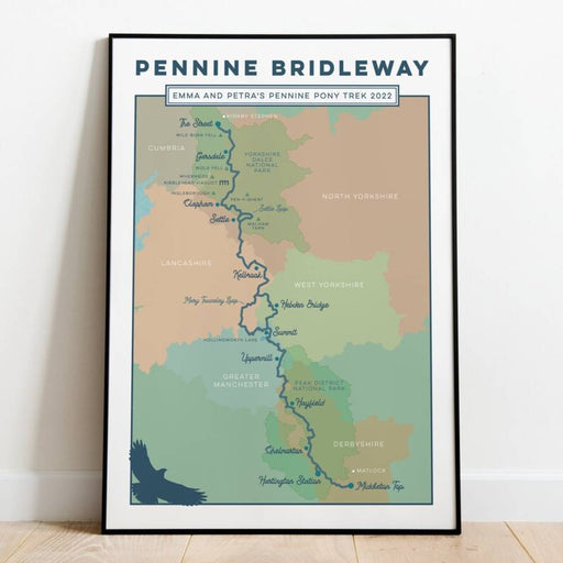 Personalised Pennine Bridleway Print