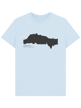 Pennine Way 'elevation profile' Men's T-Shirt